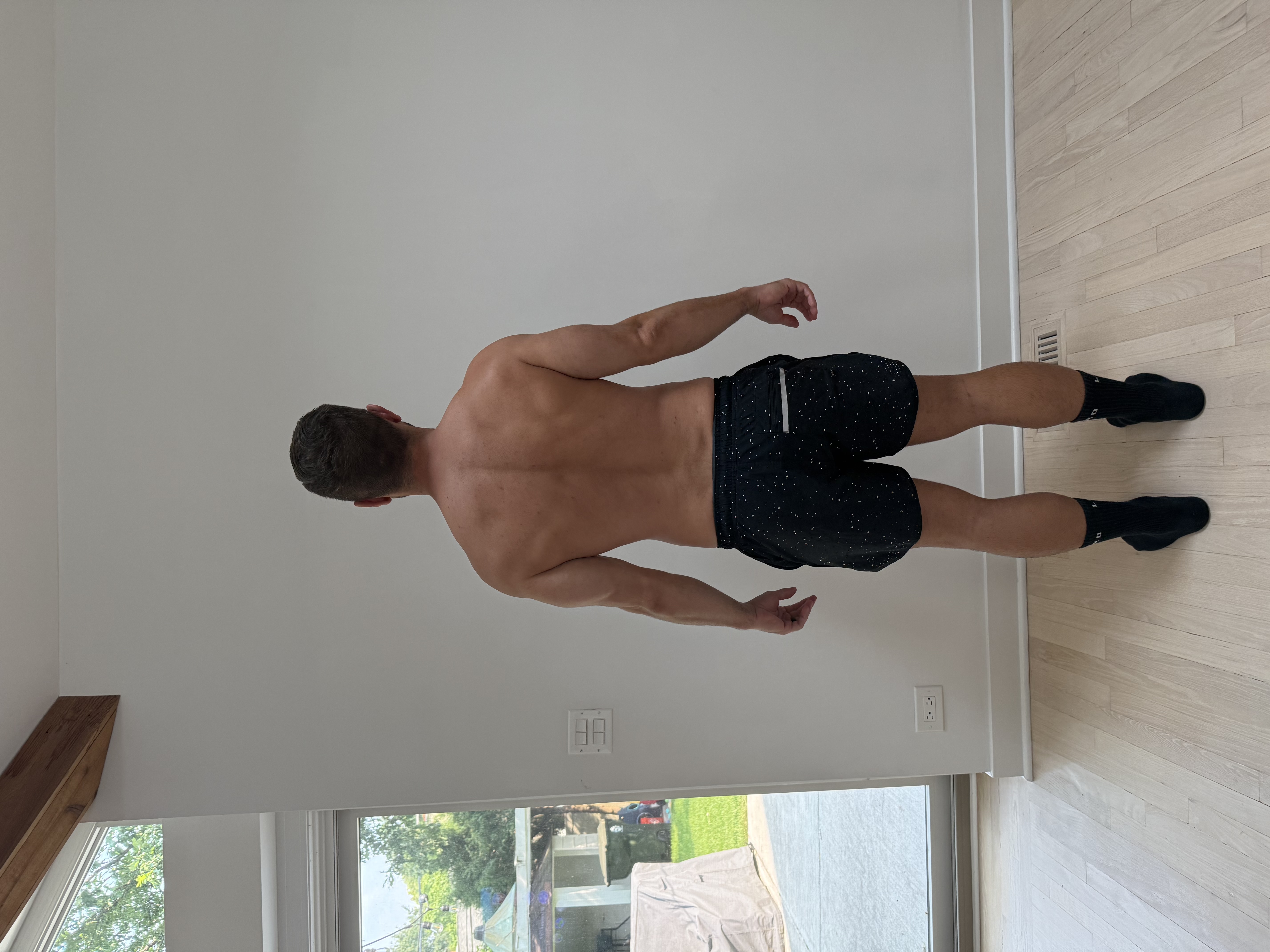 Earlier phase back view