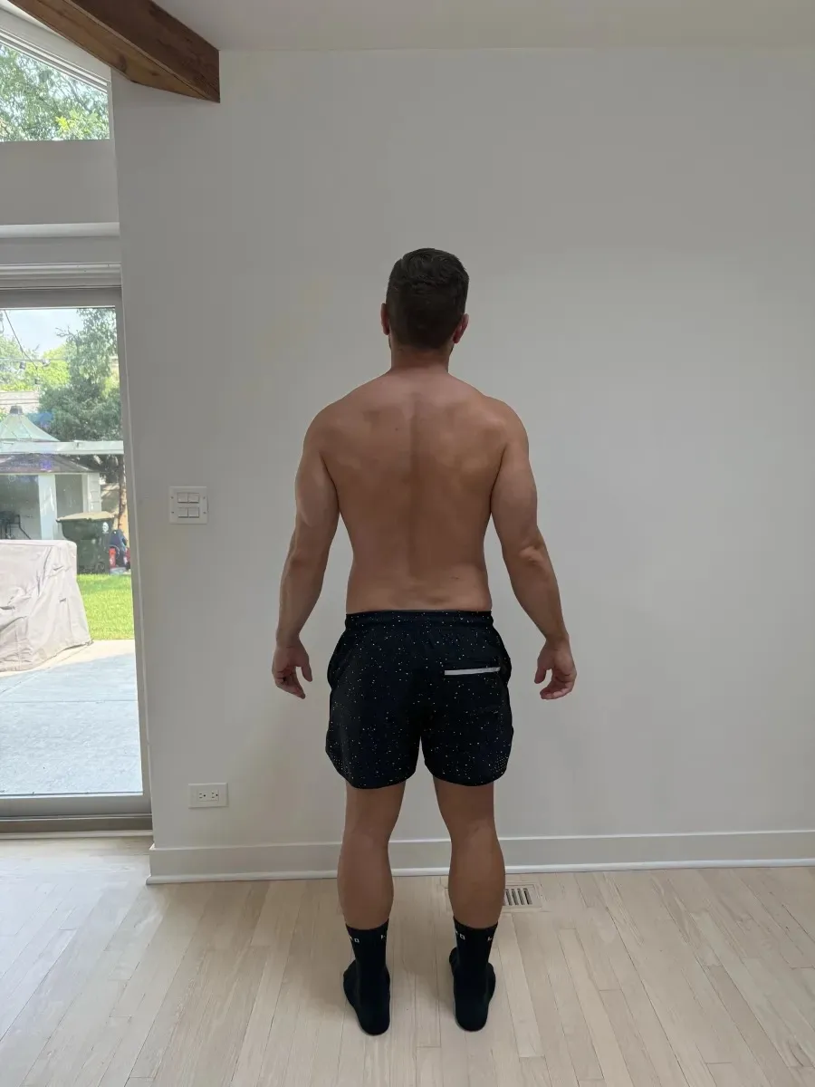 Earlier phase back view