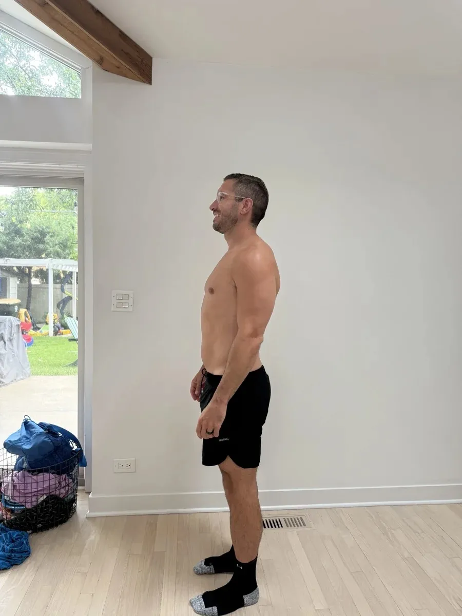 Earlier phase side view