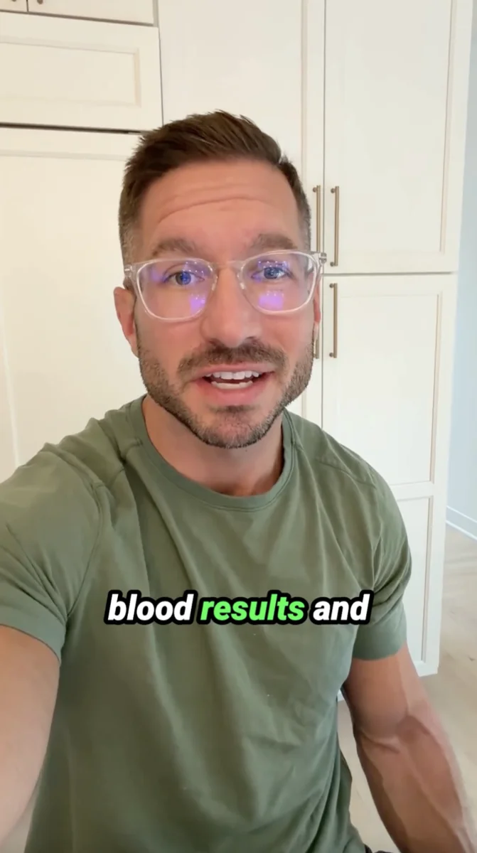 Comprehensive blood panel report — visual summary